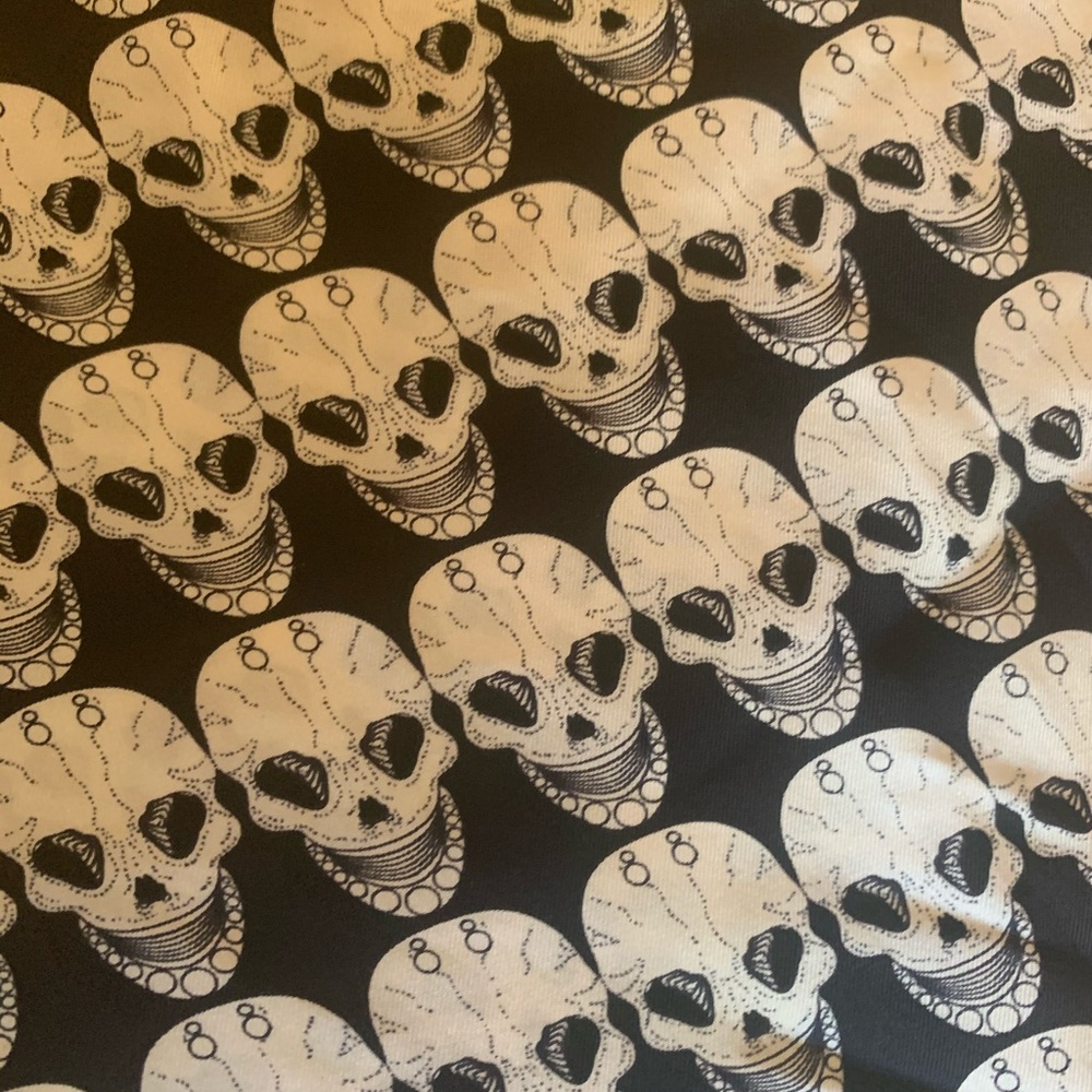Thomas Wylde Skull Row Silk Twill Scarf